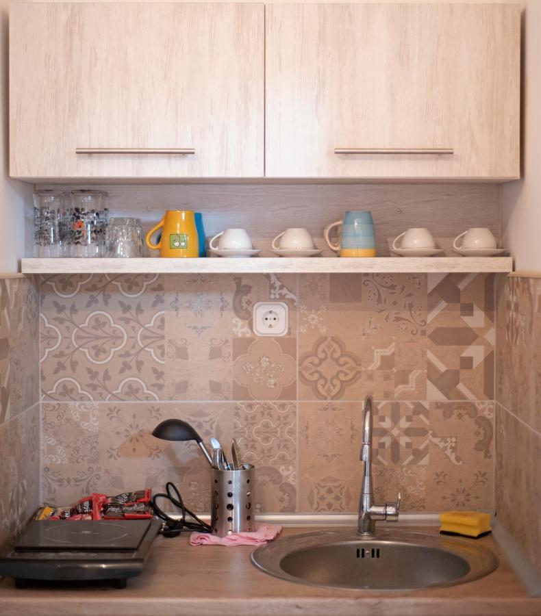 Guest House La Baja Ohrid Bagian luar foto
